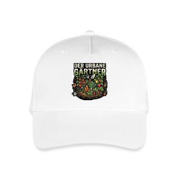 Gärtner Garten Gemüse - Kinder Bio Basecap - Weiß - Vorne