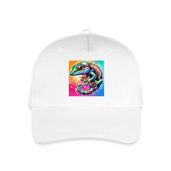 Gecko - Kinder Bio Basecap - Weiß - Vorne