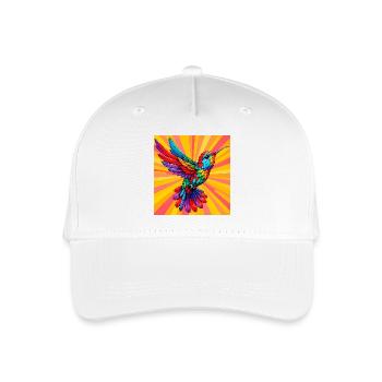 colibri - Casquette de baseball bio Enfant - blanc - Devant