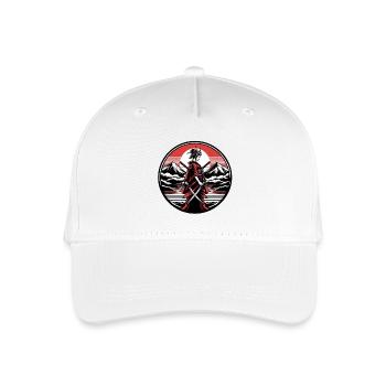 Kimono-Katana für Damen - Kinder Bio Basecap - Weiß - Vorne