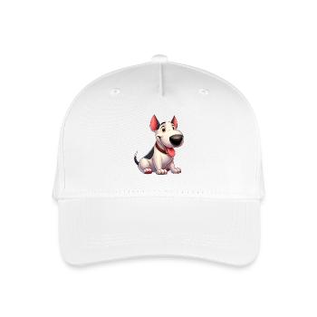 bull terrier - Organic Kids’ Baseball Cap - white - Front