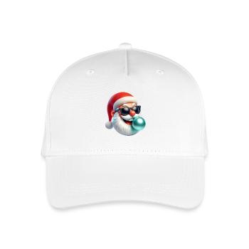 Santa Fun 3 - Kinder Bio Basecap - Weiß - Vorne