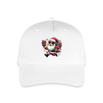 Santa Fun 10 - Kinder Bio Basecap - Weiß - Vorne