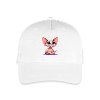 Sphynx 2 - Kinder Bio Basecap - Weiß - Vorne