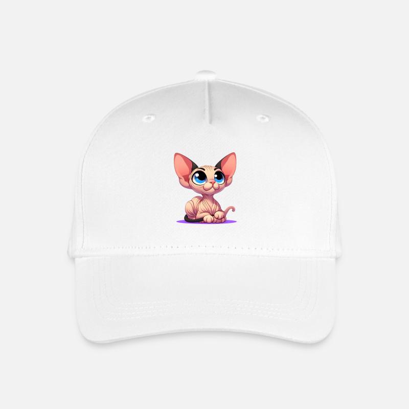 Sphynx 2 - Kinder Bio Basecap - Weiß