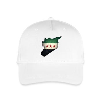 Flag Syria - Organic Kids’ Baseball Cap - white - Front