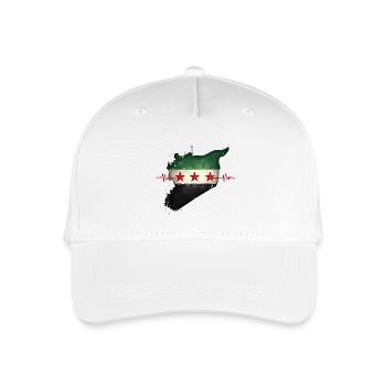 Flag Syria - Free Syria Flag - Centerpiece - Organic Kids’ Baseball Cap - white - Front