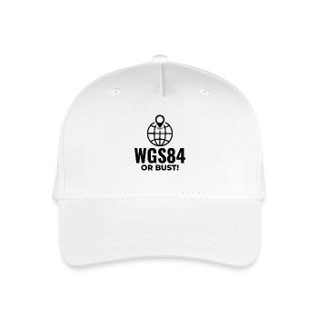 GIS Analyst WGS84 Globus-Koordinatensystem - Kinder Bio Basecap - Weiß - Vorne