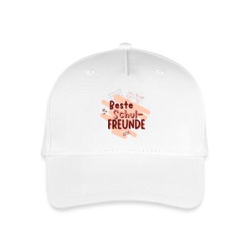 Meilleurs amis d’école | Mes amis d’école | Amis - Casquette de baseball bio Enfant - blanc - Devant