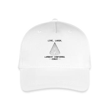 Lambert Conformal Conic GIS Projection Cartography - Organic Kids’ Baseball Cap - white - Front