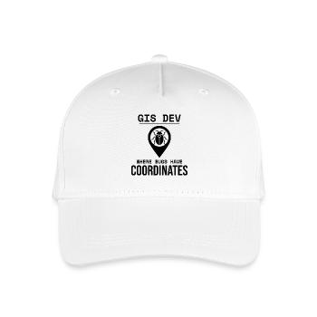 Coordonnées de débogage de développement SIG Bug géospatial - Casquette de baseball bio Enfant - blanc - Devant