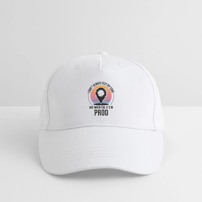 Developer Coder Programmer Prod Testing Humor Organic Kids’ Baseball Cap