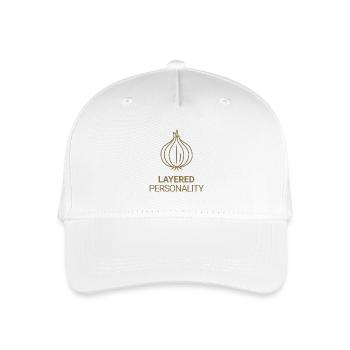 Layered Personality - Kinder Bio Basecap - Weiß - Vorne