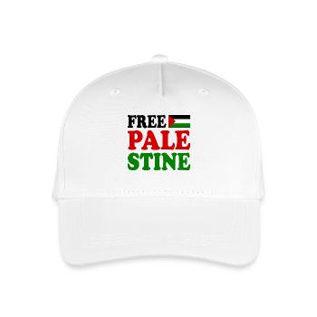 Free palestine - Organic Kids’ Baseball Cap - white - Front