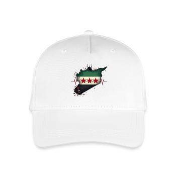 flag syria - Free Syria Flag - Organic Kids’ Baseball Cap - white - Front