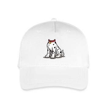 Dalmatiner - Fasching Kinder - Kinder Bio Basecap - Weiß - Vorne