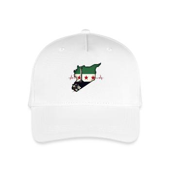 flag syria - centerpiece - Organic Kids’ Baseball Cap - white - Front