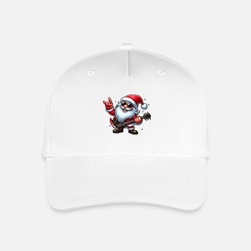 Santa Rock 2 - Kinder Bio Basecap - Weiß