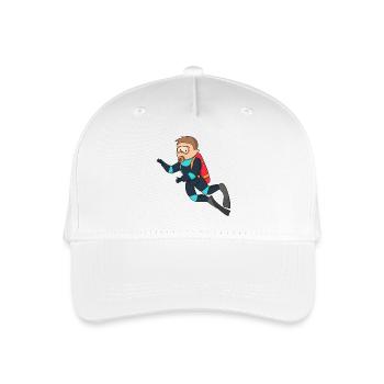 Diving - Organic Kids’ Baseball Cap - white - Front