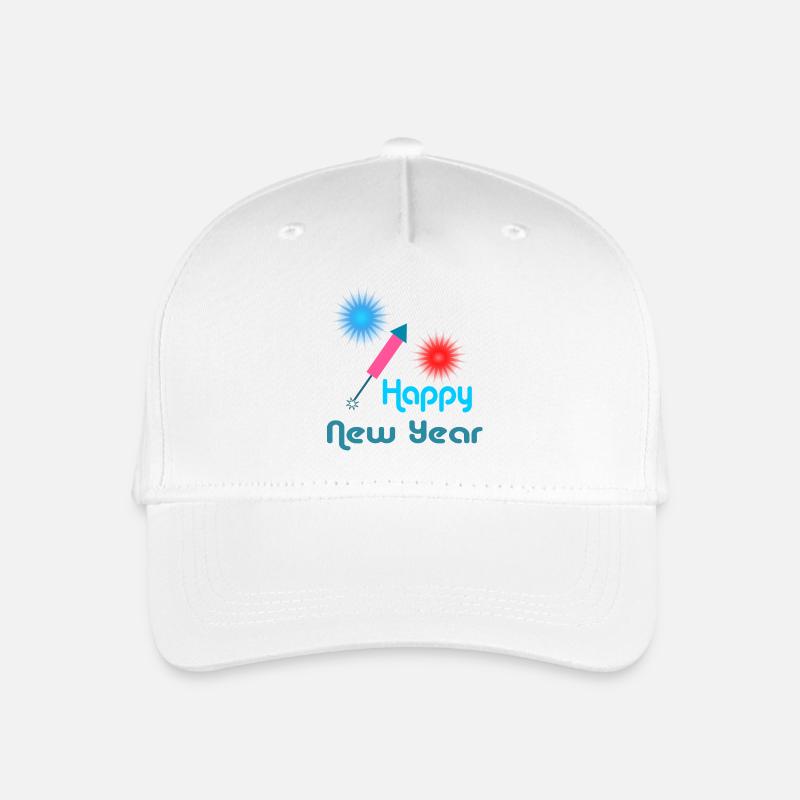 Happy New Year - Kinder Bio Basecap - Weiß