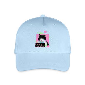 Lets go kitty, kitty - Kinder Bio Basecap - Hellblau - Vorne