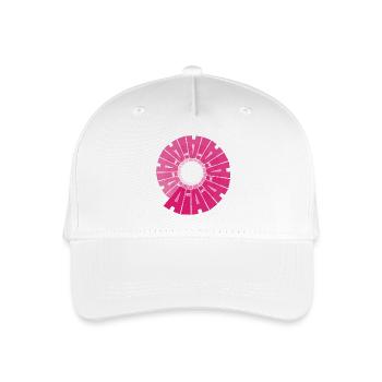 AI Spiral created with Natural Intelligence - Organic Kids’ Baseball Cap - white - Front