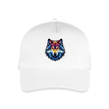 Wolf - Kinder Bio Basecap - Weiß - Vorne