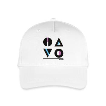 Abstract Geometry Design - Stylish Fashion - Organic Kids’ Baseball Cap - white - Front