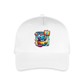 Ich bin 2 Jahre zweiter Geburtstag - Kinder Bio Basecap - Weiß - Vorne