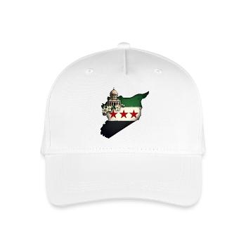 flag syria - Free Syria Flag - Organic Kids’ Baseball Cap - white - Front