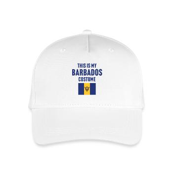 This my Barbados costume - Organic Kids’ Baseball Cap - white - Front