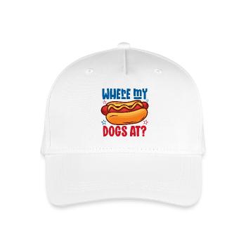 Wo sind meine Hunde? - Kinder Bio Basecap - Weiß - Vorne