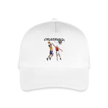 Basketball Fighting Spirit Illustration - Organic Kids’ Baseball Cap - white - Front