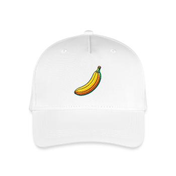 Banane Neon Pop - Casquette de baseball bio Enfant - blanc - Devant