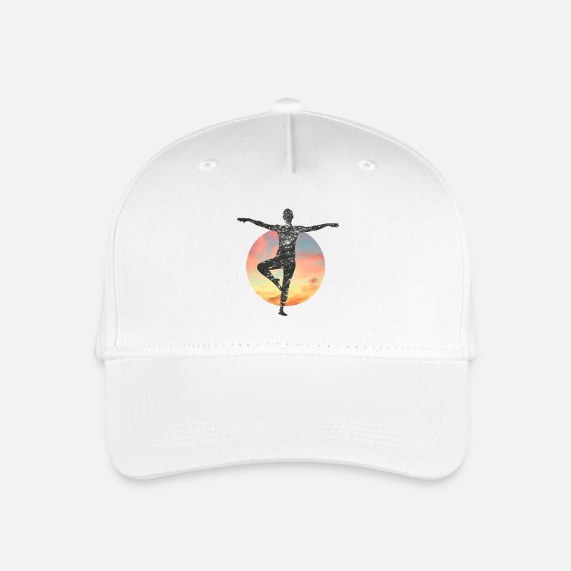 Silhouette galactique dans le cercle du soleil - Casquette de baseball bio Enfant - blanc