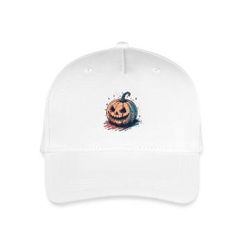 Citrouille Neon Halloween JackoLantern - Casquette de baseball bio Enfant - blanc - Devant