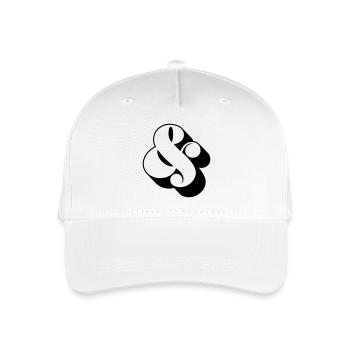 Et-Zeichen & – Funky Swag Symbol Design - Kinder Bio Basecap - Weiß - Vorne