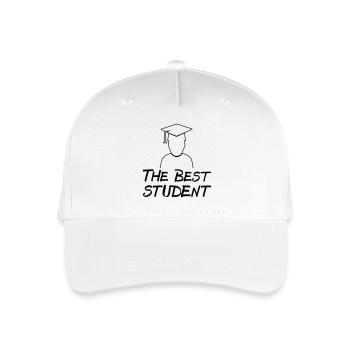 Best Student - Organic Kids’ Baseball Cap - white - Front