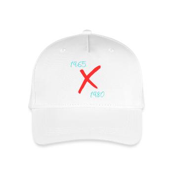 Génération X - Casquette de baseball bio Enfant - blanc - Devant