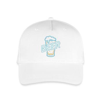  Beer - Cool Beer Logo - Organic Kids’ Baseball Cap - white - Front