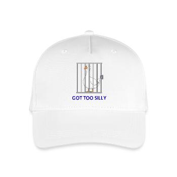 Goose – Got Too Silly - Organic Kids’ Baseball Cap - white - Front