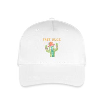 Cactus Joyeux Câlins Gratuits - Casquette de baseball bio Enfant - blanc - Devant