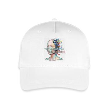 Your algorithm is showing - Organic Kids’ Baseball Cap - white - Front