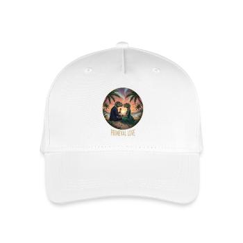 Primeval Love Dino Romance - Organic Kids’ Baseball Cap - white - Front
