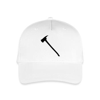 Hache de pompier - Casquette de baseball bio Enfant - blanc - Devant