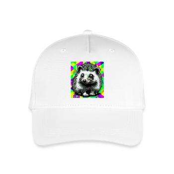 Igel - Kinder Bio Basecap - Weiß - Vorne