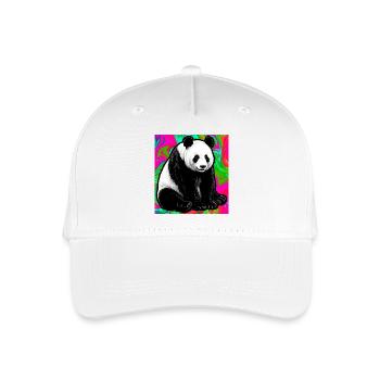 Panda - Kinder Bio Basecap - Weiß - Vorne