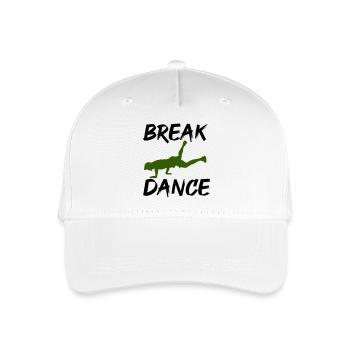 Breakdancing - Organic Kids’ Baseball Cap - white - Front