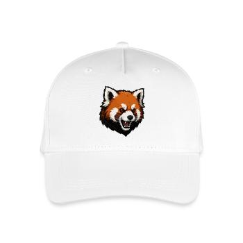 Aggressiver Fuchs - Kinder Bio Basecap - Weiß - Vorne
