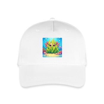 Unterwasserverborgener Zauber - Kinder Bio Basecap - Weiß - Vorne